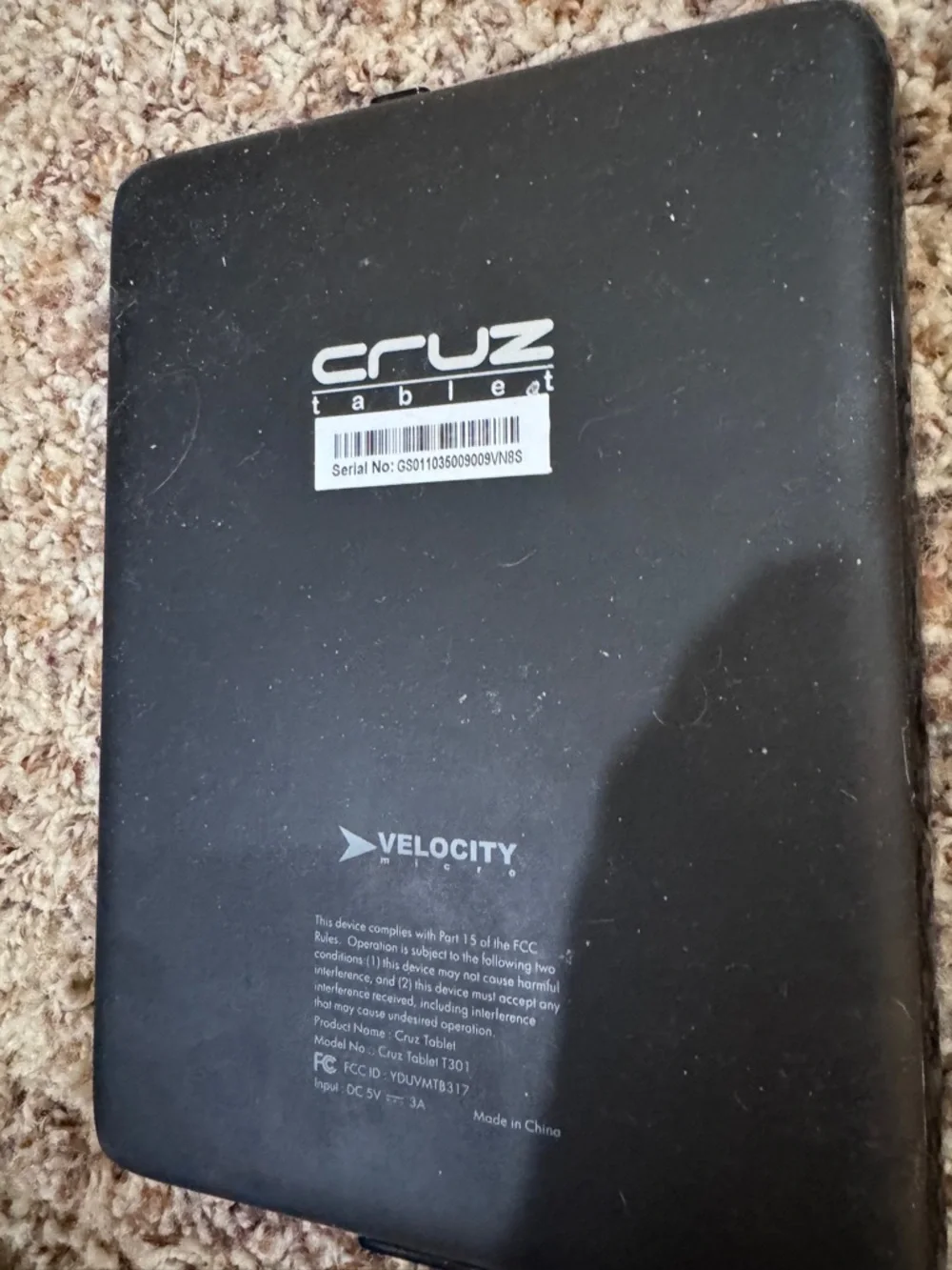 Black Android Cruz Tablet - 7